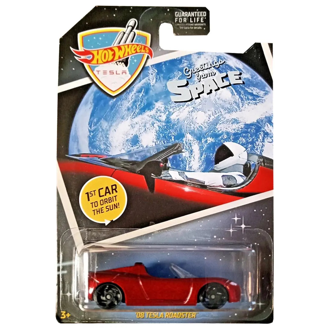 08 Tesla Roadster - Greetings from Space - Hot Wheels