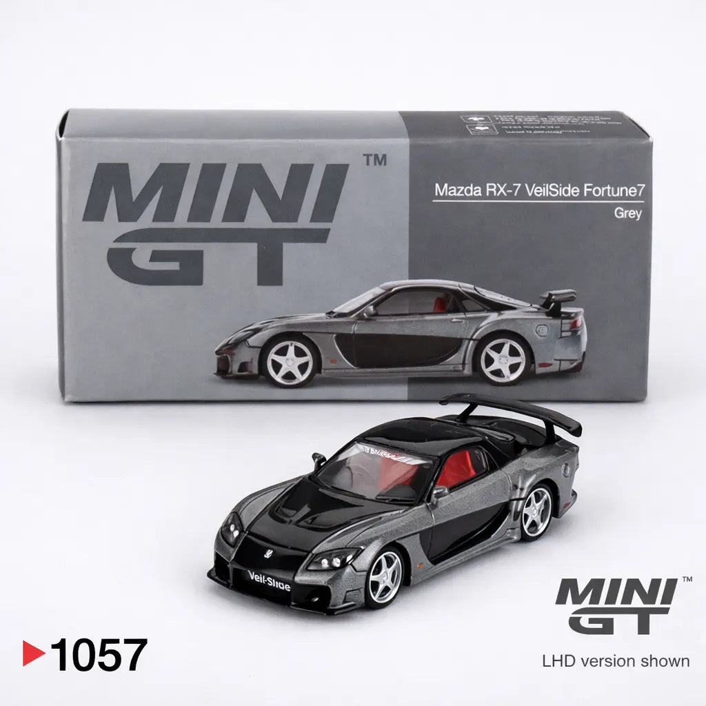 Mazda RX-7 VeilSide – Fortune Grey - 1057 - Mini GT