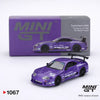 Toyota Supra A80 Top Secret GT-300 Top Secret Purple - 1067 - Mini GT