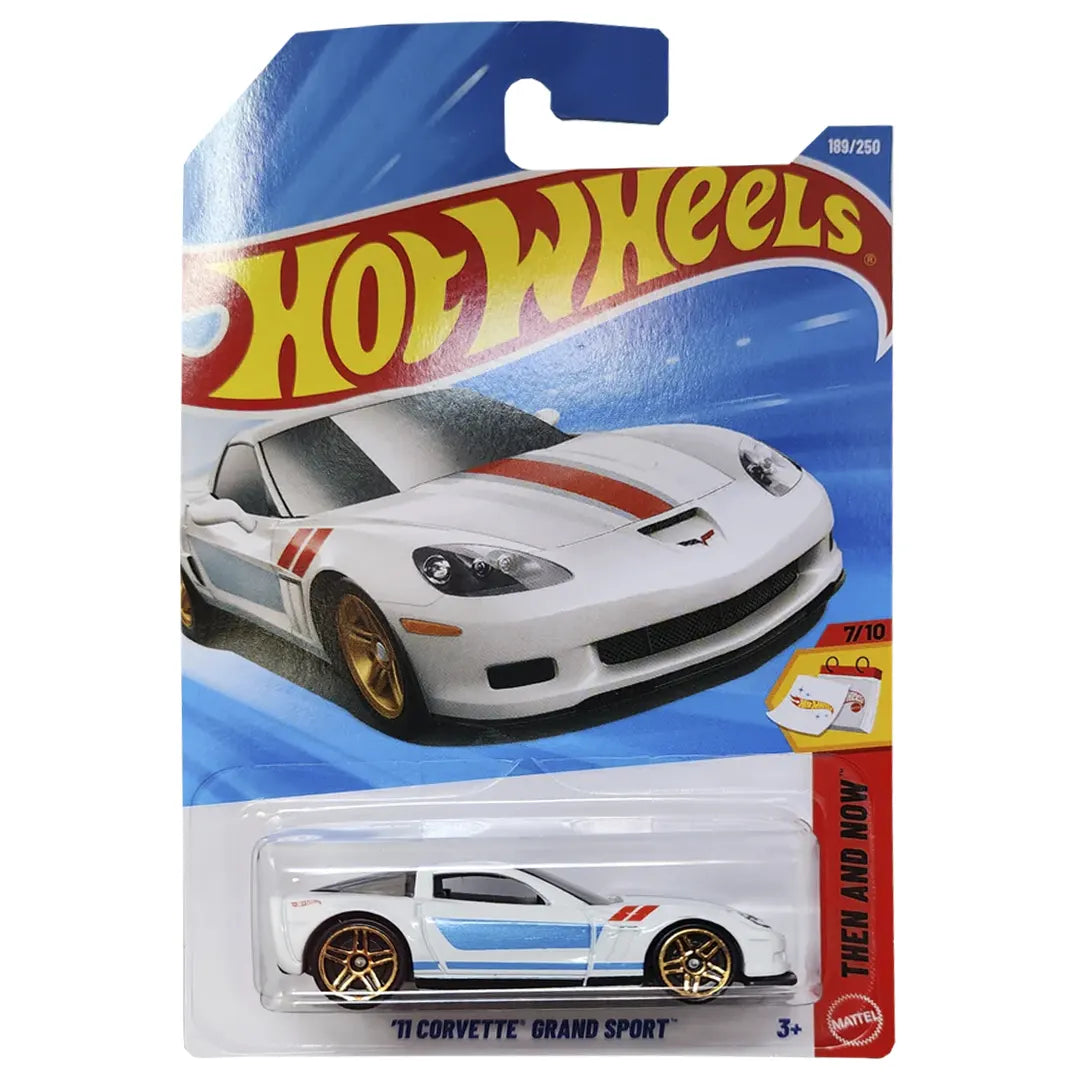 11 Corvette Grand Sport - Then And Now 7/10 - Hot Wheels