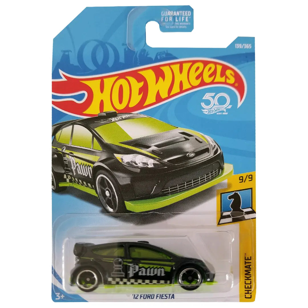 12 Ford Fiesta - Checkmate 9/9 - Hot Wheels
