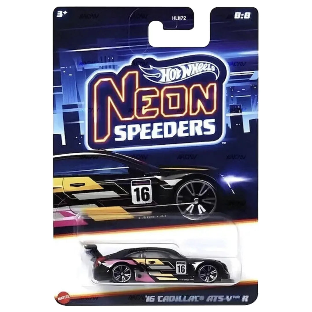 16 Cadillac Ats-V - Neon Speeders 8/8 - Hot Wheels