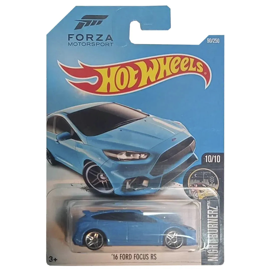16 Ford Focus Rs - Nightburnerz 10/10 - Hot Wheels