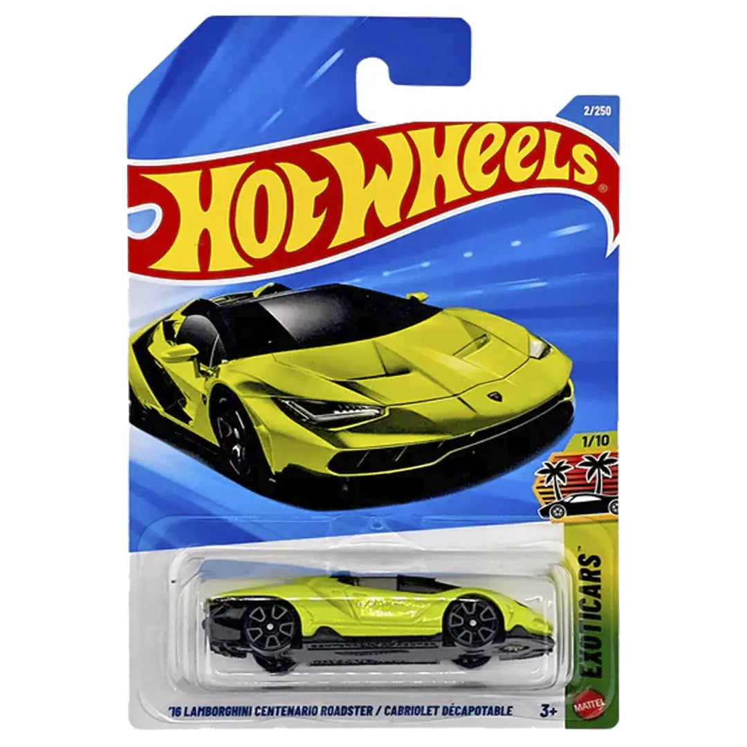 16 Lamborghini Centenario Roadster - Exoticars 1/10 - Hot Wheels