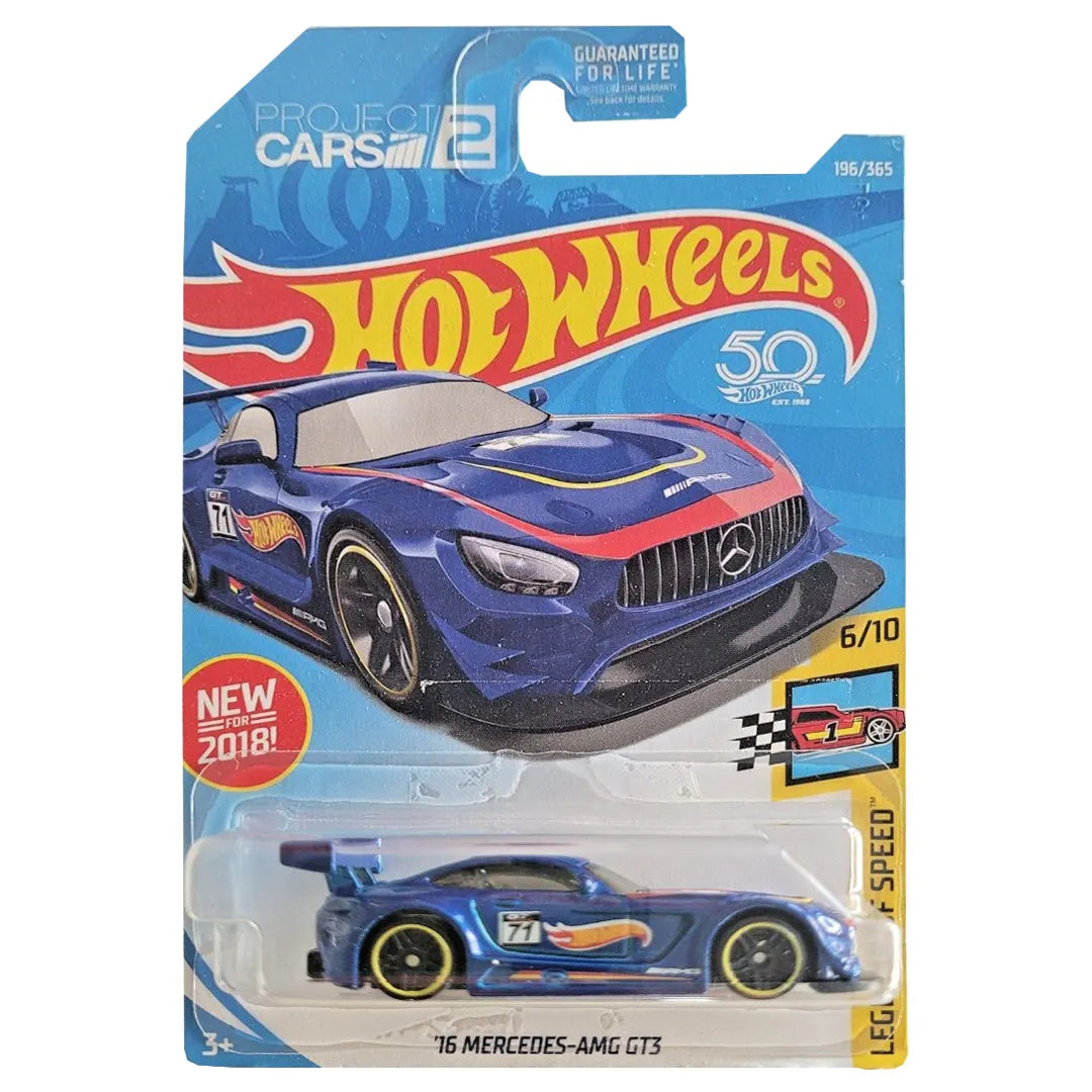 16 Mercedes Amg Gt3 - Legends of Speed 6/10 - Hot Wheels