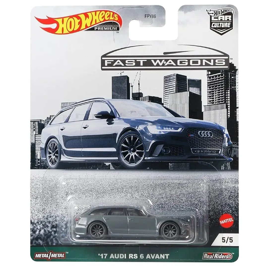 17 Audi Rs 6 Avant - Fast Wagons 5/5 - Hot Wheels