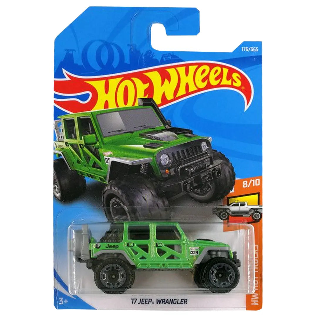 17 Jeep Wrangler - Hot Trucks 8/10 - Hot Wheels