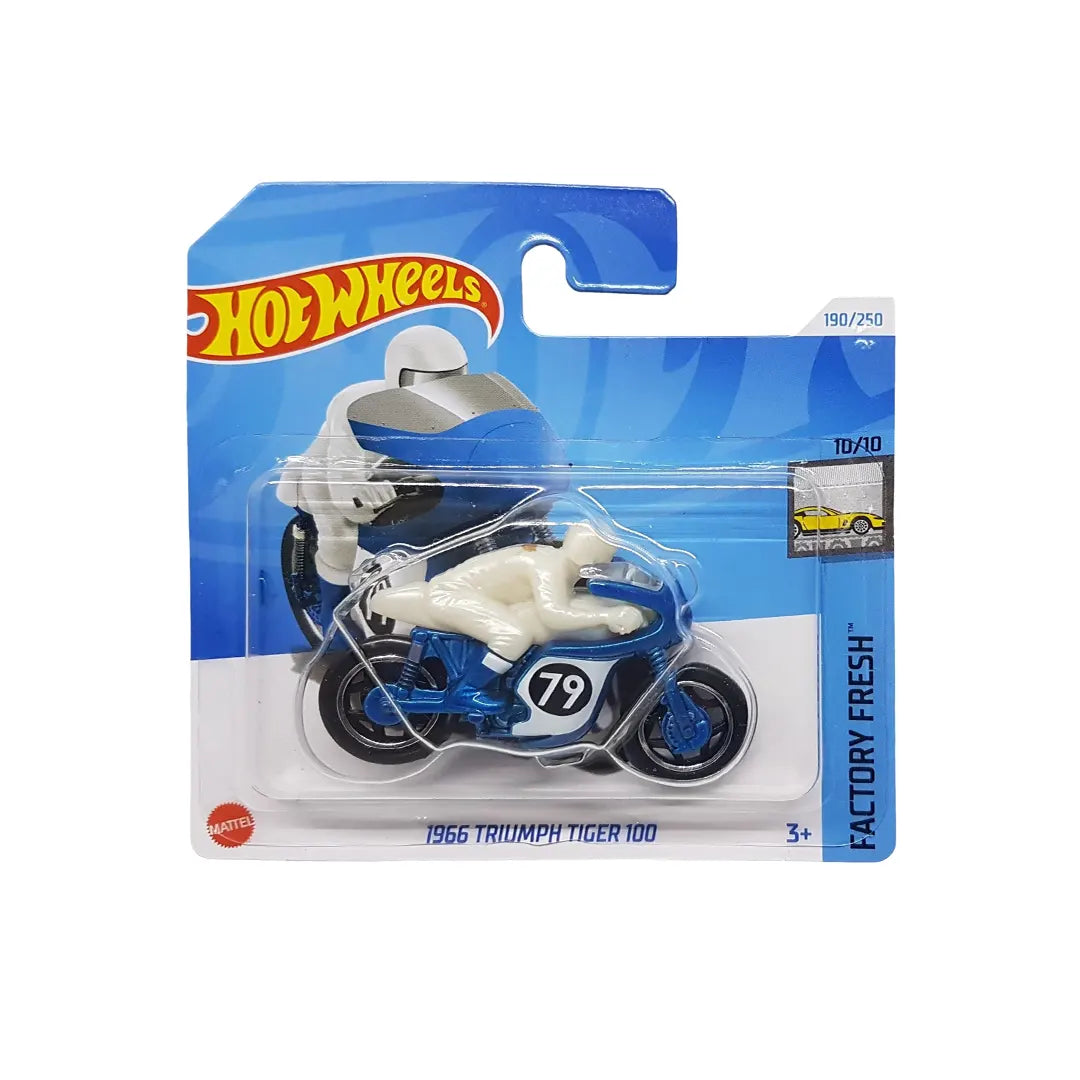 1966 Triumph Tiger 100 - Factory Fresh 10/10 - Hot Wheels