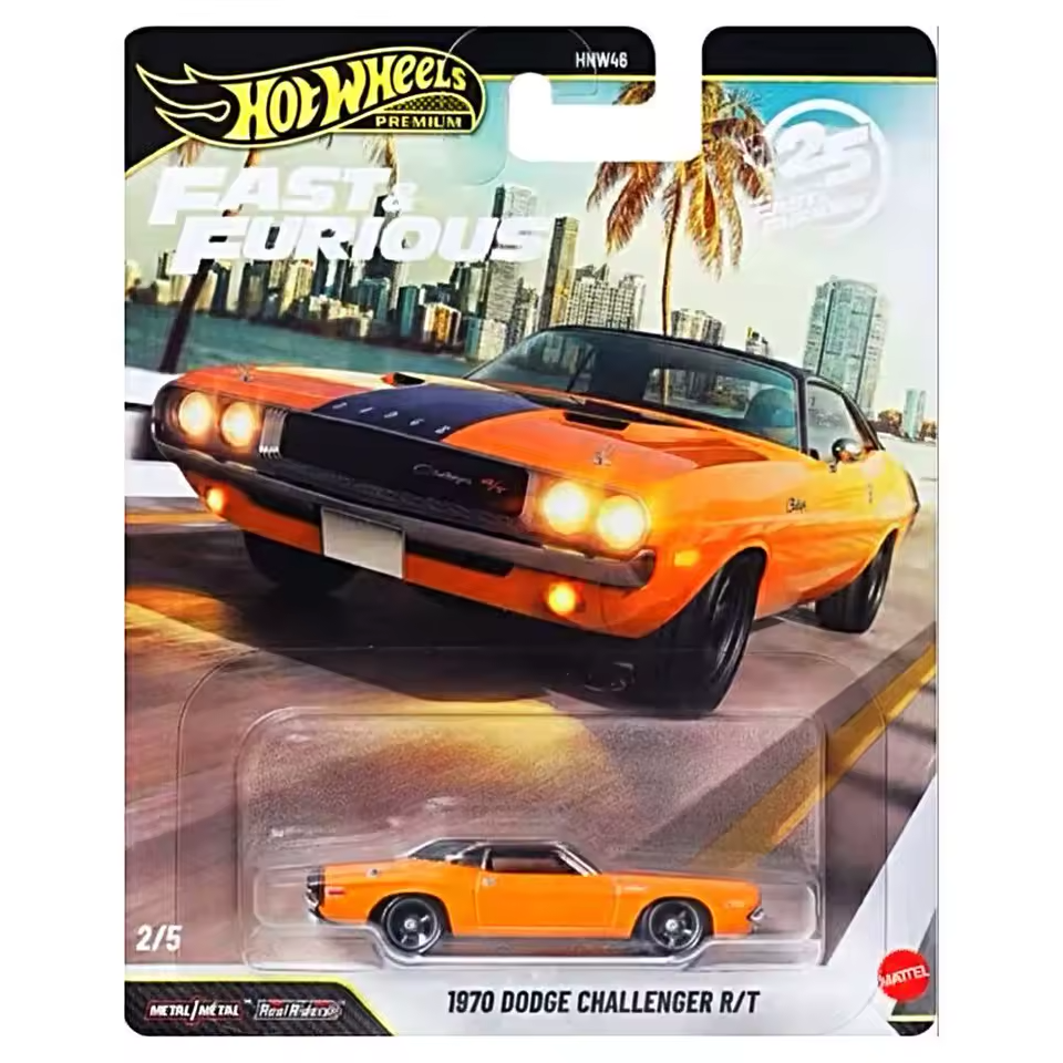 1970 Dodge Challenger R/T - 25 Fast y Furious 2/5 - Hot Wheels