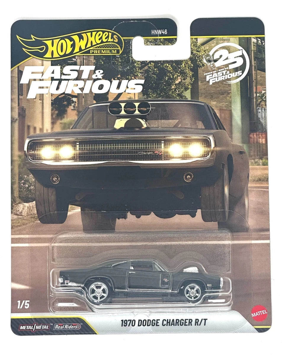 1970 Dodge Charger R/T - 25 Fast y Furious 1/5 - Hot Wheels