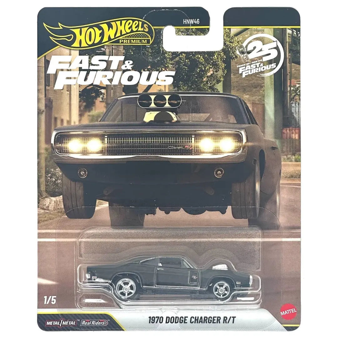1970 Dodge Charger R/T - 25 Fast y Furious 1/5 - Hot Wheels