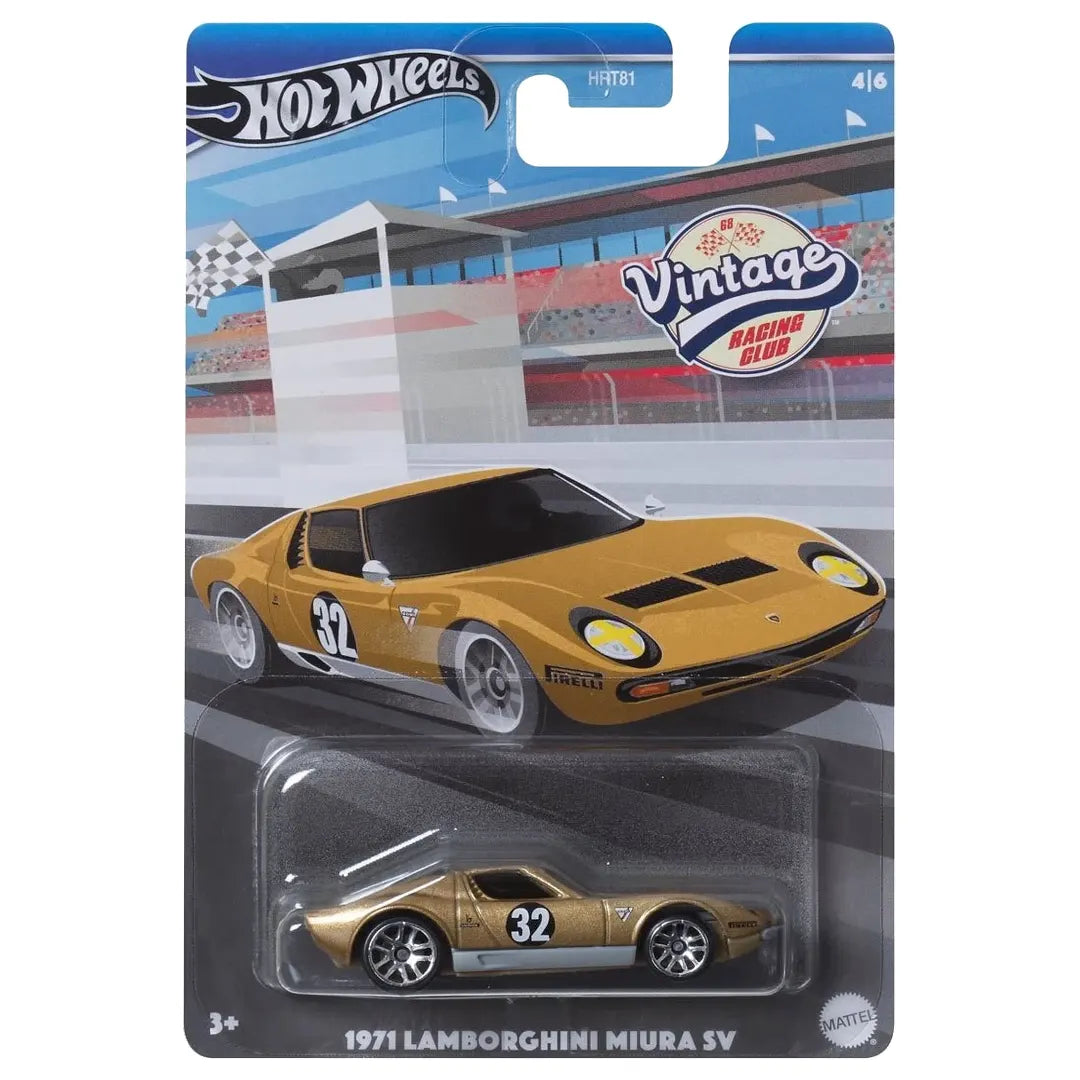 1971 Lamborghini Miura SV - Vintage 4/6 - Hot Wheels