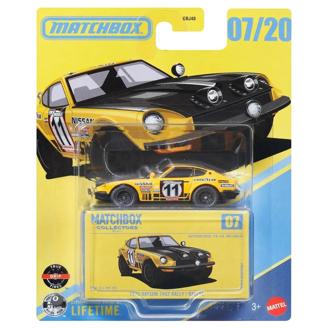 1972 Datsun 240Z Rally - 7/20 - 2026 - Matchbox