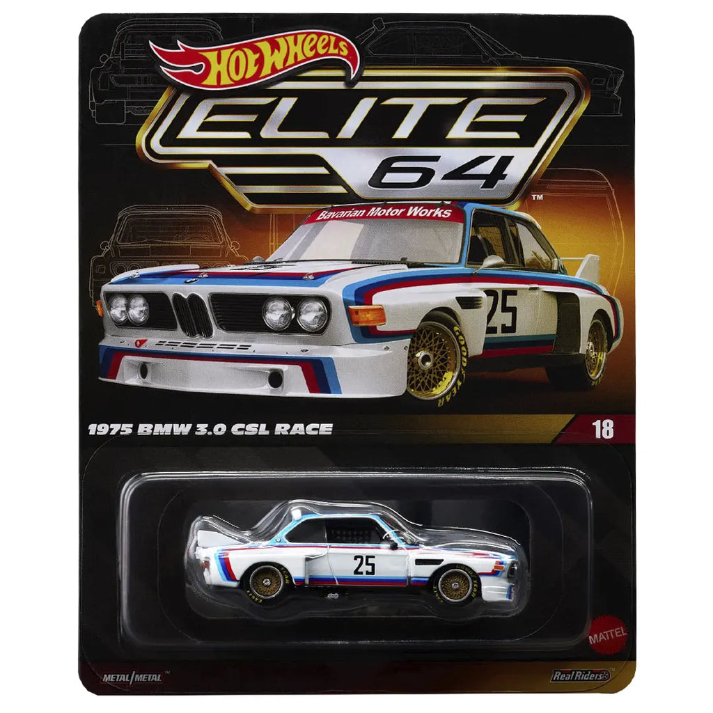1975 BMW 3.0 CSL Racer - 2025 - Elite 64 - Hot Wheels