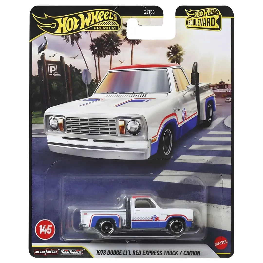 1978 Dodge Lil Red Express Truck - Boulevard 145 - Hot Wheels