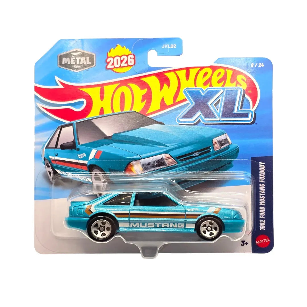 1992 Ford Mustang Foxbody - Hotwheels XL 8/24 - Hot Wheels