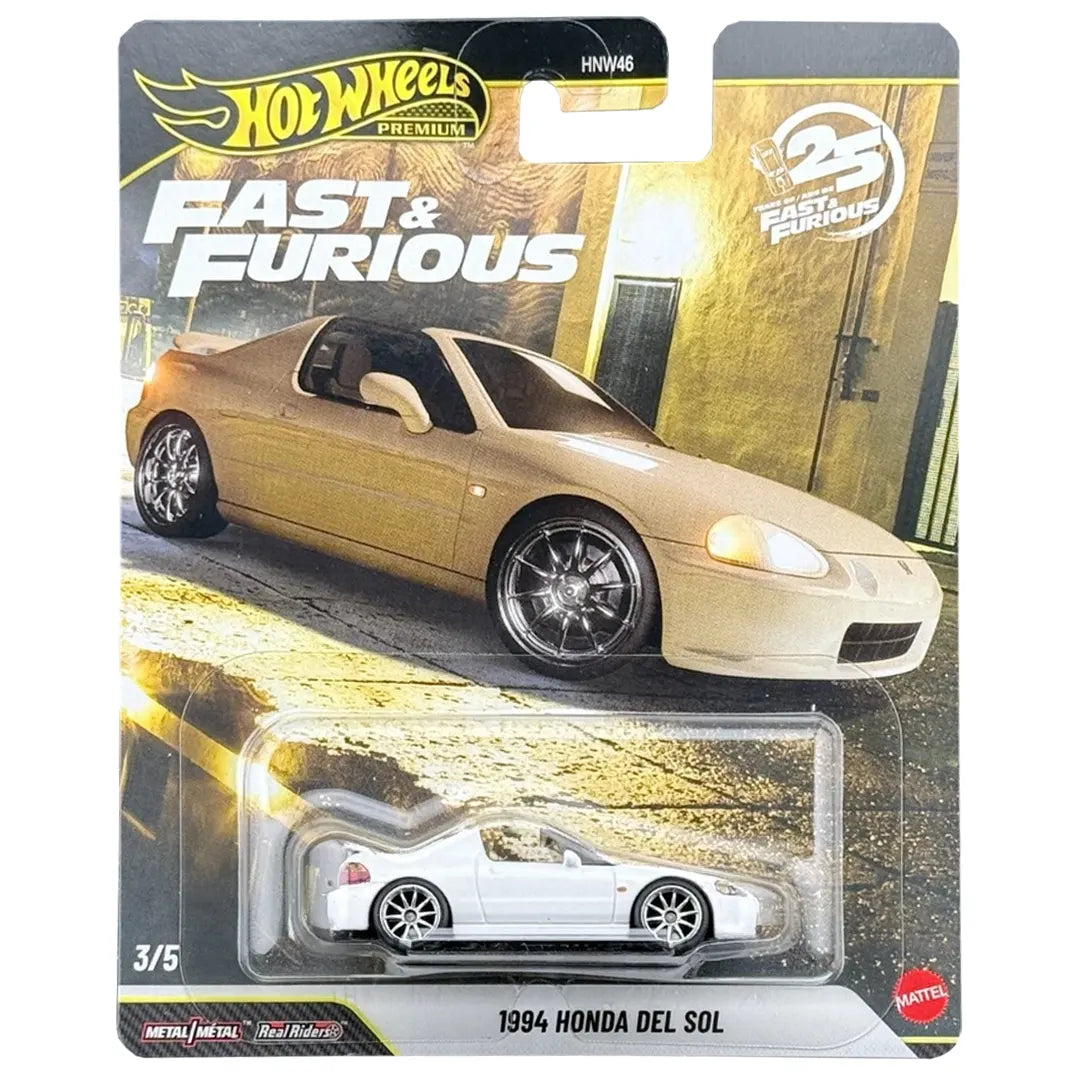 1994 Honda Del Sol - 25 Fast y Furious 3/5 - Hot Wheels