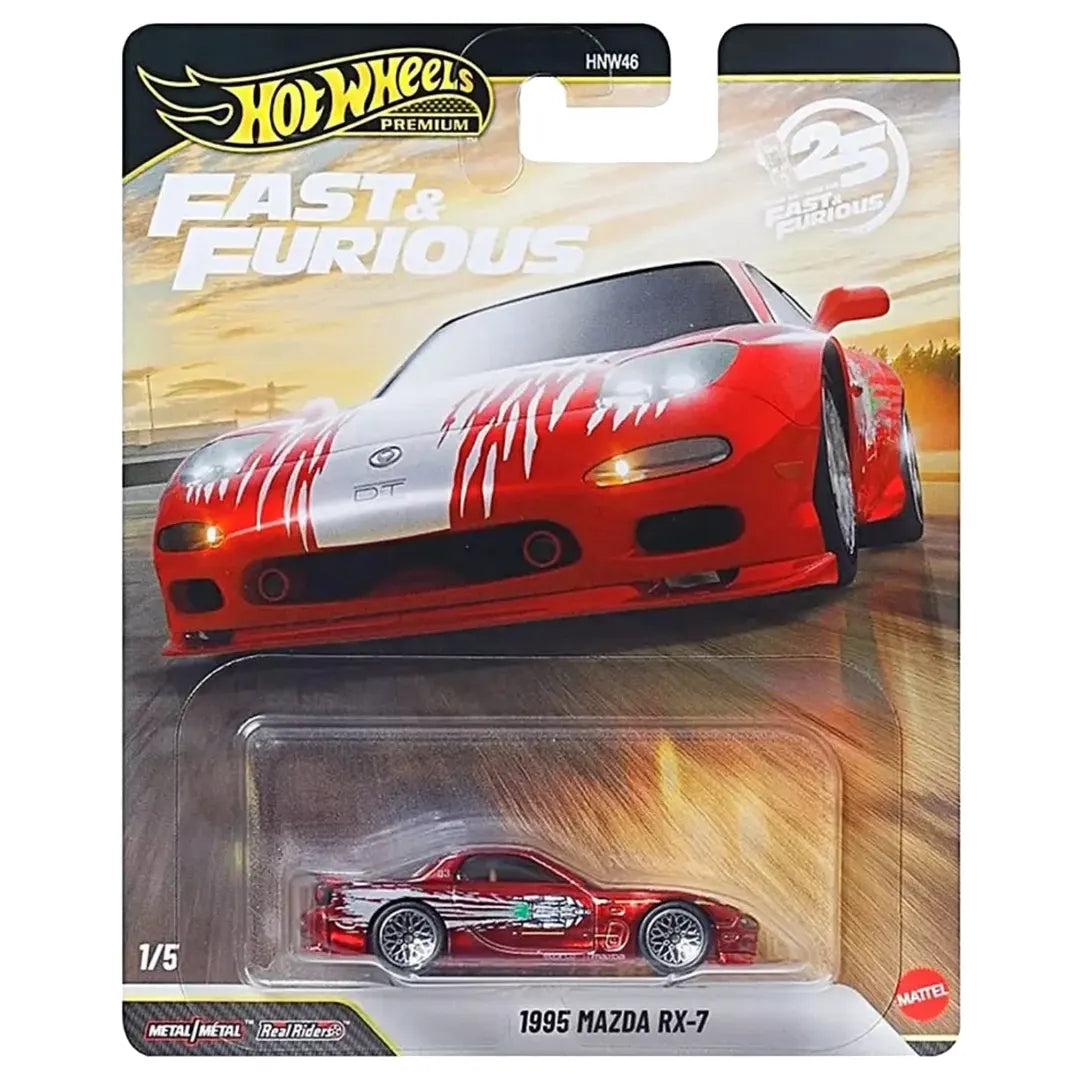1995 Mazda Rx-7 - 25 Fast y Furious 1/5 - Hot Wheels