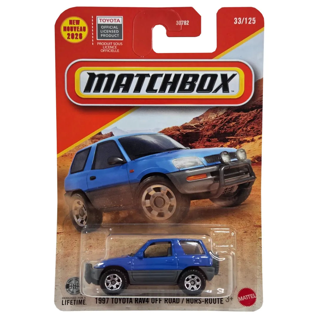 1997 Toyota Rav4 Off Road - 33/125 - 2026 - Matchbox