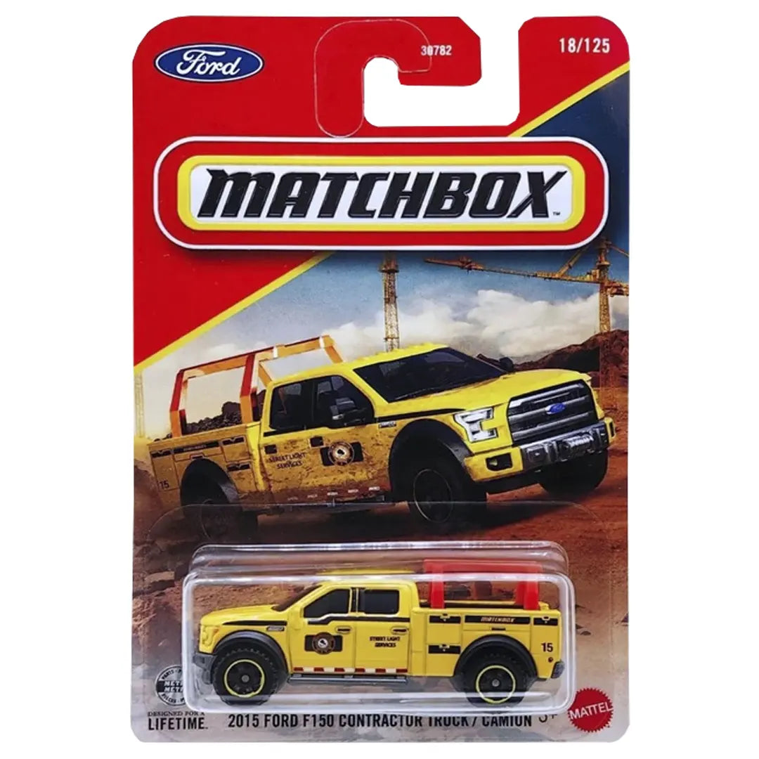2015 Ford F150 Contractor Truck - 18/125 - 2026 - Matchbox