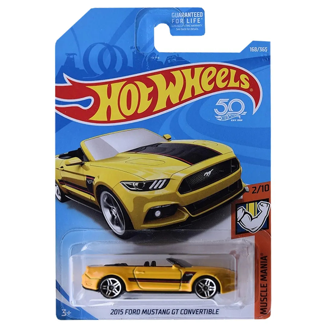 2015 Ford Mustang GT Convertible - Muscle Mania 2/10 - Hot Wheels