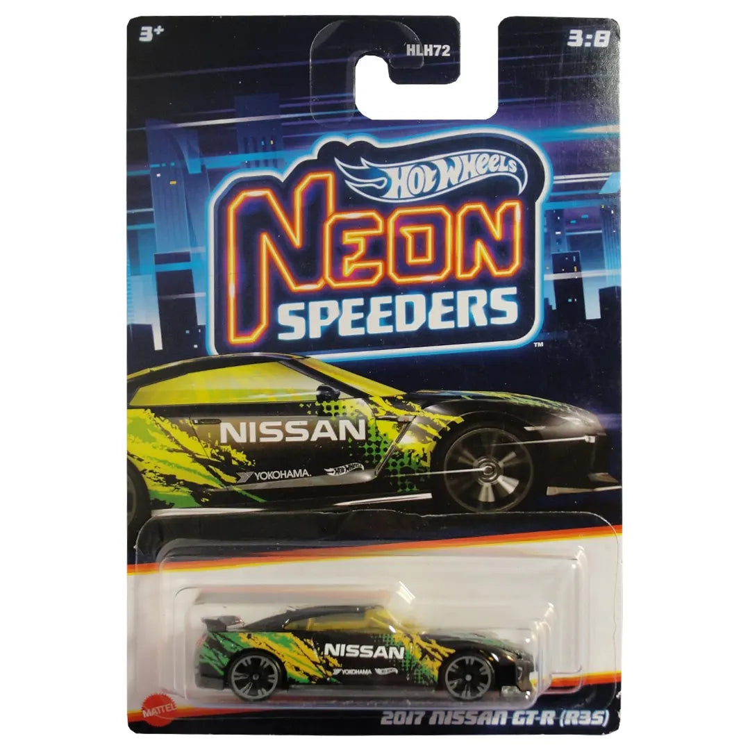 2017 Nissan GT-R (R35) - Neon Speeders 3/8 - Hot Wheels