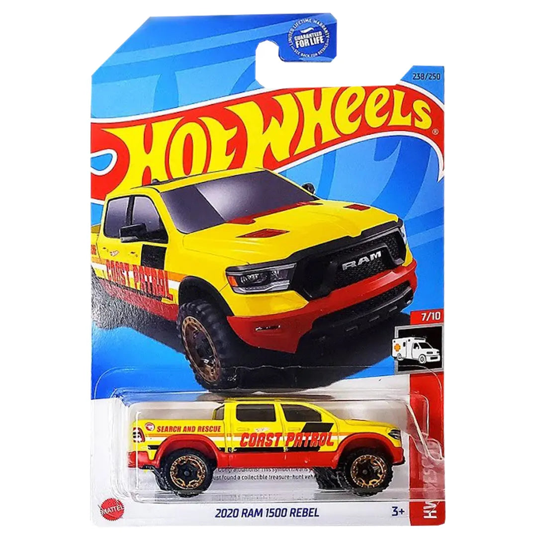 2020 Ram 1500 Rebel - Rescue 7/10 - Hot Wheels