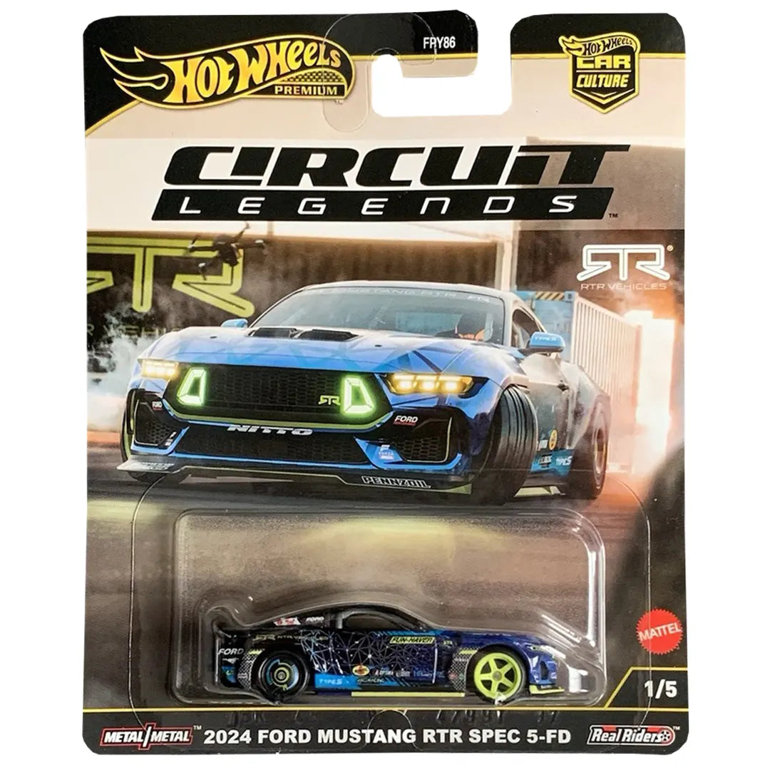 2024 Ford Mustang RTR Spec 5-FD - Circuit Legends 1/5 - Hot Wheels