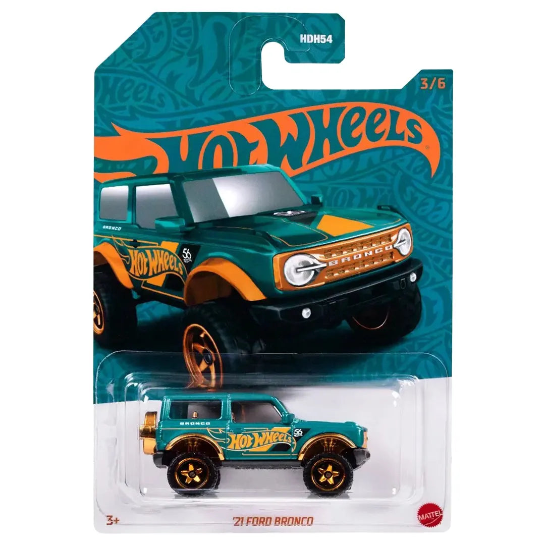 21 Ford Bronco - Green And Gold 3/6 - Hot Wheels