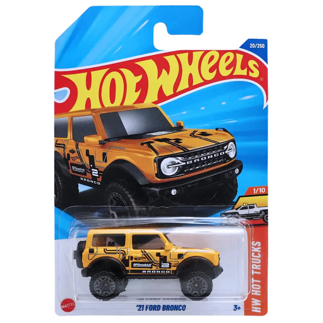 21 Ford Bronco - Hot Trucks 1/10 - Hot Wheels