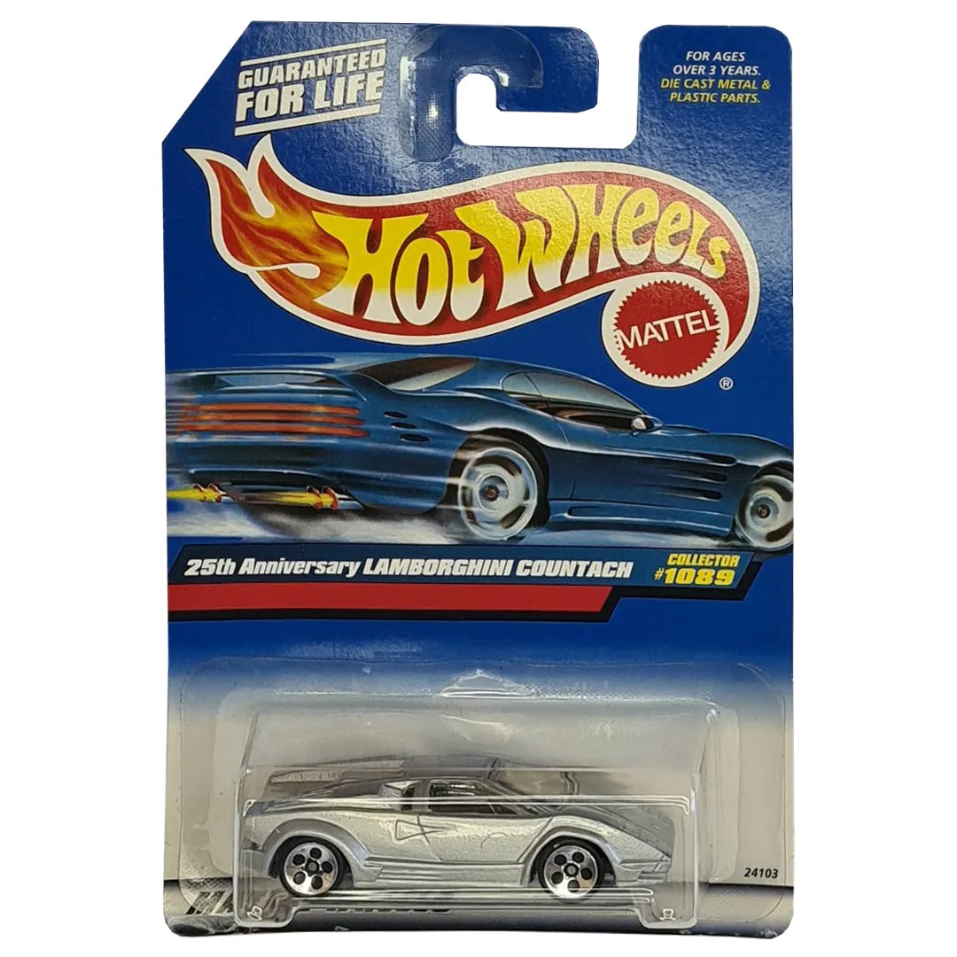 25th Aniversary Lamborghini Countach - 1999 First Edition 1089 - Hot Wheels