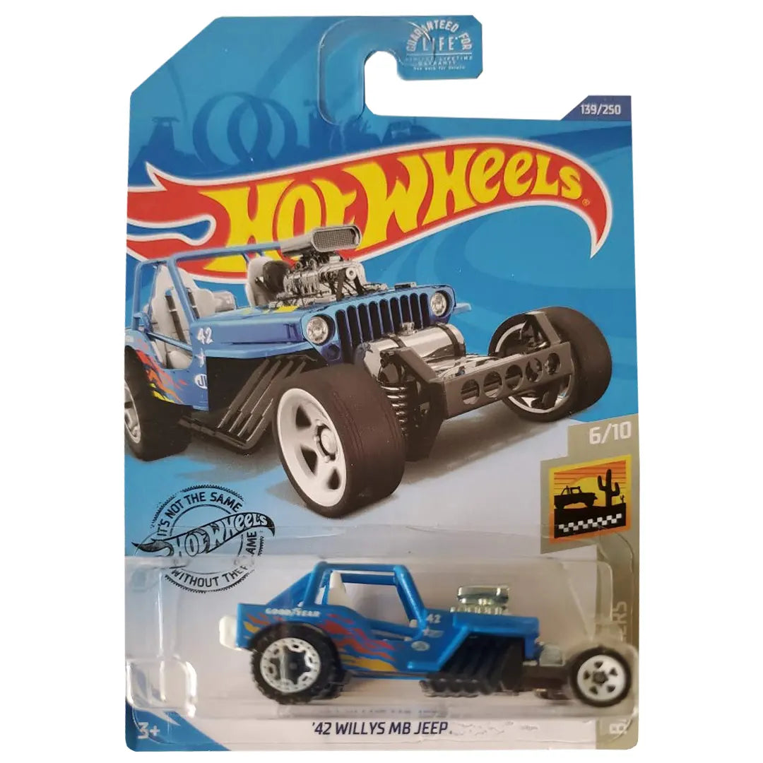42 Willys Mb Jeep - Baja Blazers 6/10 - Hot Wheels