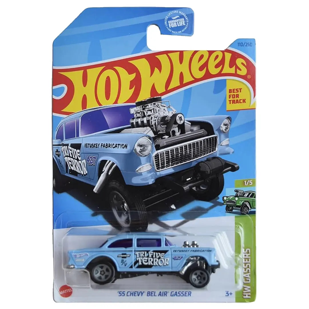 55 Chevy Bel Air Gasser - Gassers 1/5 - Hot Wheels