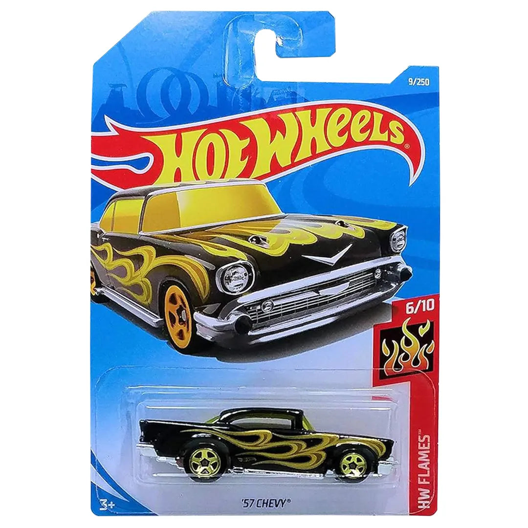 57 Chevy - Flames 6/10 - Hot Wheels