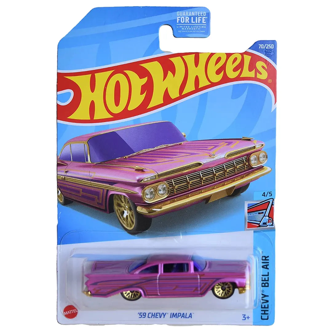 59 Chevy Impala - Chevy Bel Air 4/5 - Hot Wheels