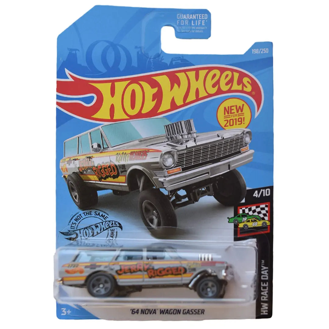 64 Nova Wagon Gasser - Race Day 4/10 - Hot Wheels