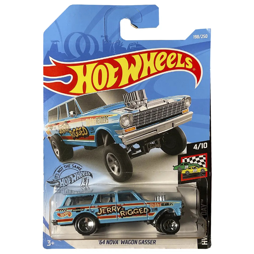 64 Nova Wagon Gasser - Race Day 4/10 - Hot Wheels