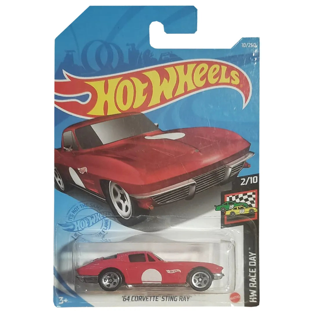 64 Corvette Sting Ray - Race Day 2/10 - Hot Wheels