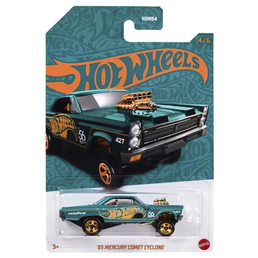 65 Mercury Comet Cyclone - Green And Gold 4/6 - Hot Wheels