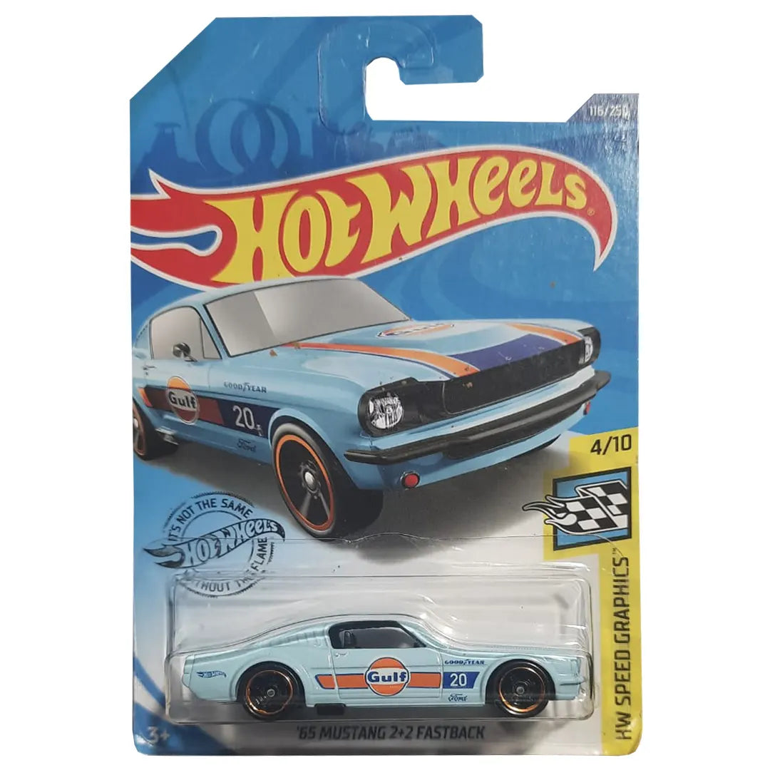65 Mustang 2+2 Fastback - Speed Graphics 4/10 - Hot Wheels