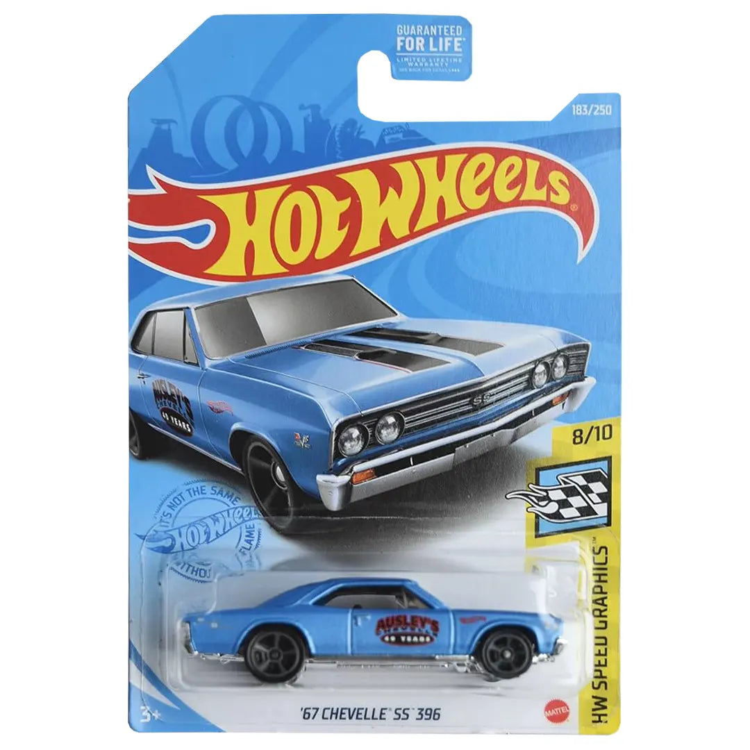 67 Chevelle SS 396 - Speed Graphics 8/10 - Hot Wheels