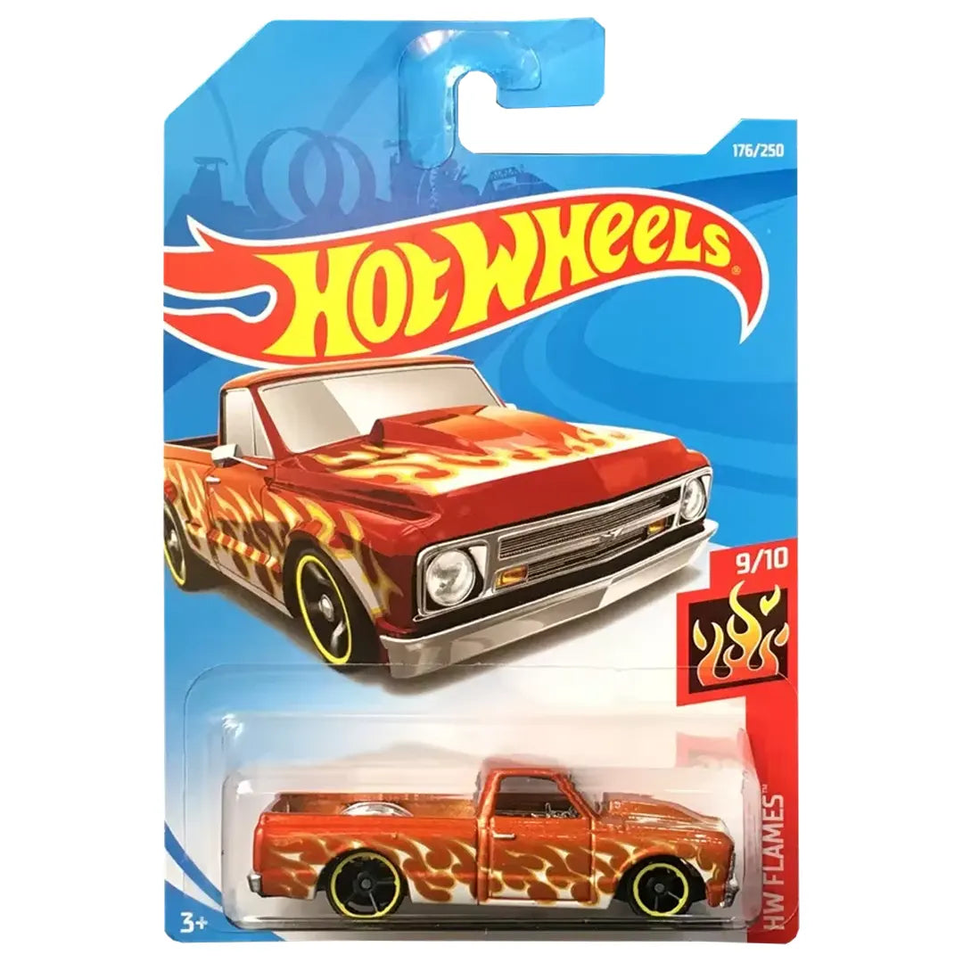 67 Chevy C10 - Flames 9/10 - Hot Wheels
