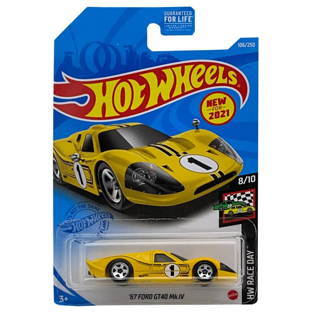 67 Ford GT40 Mk.IV - Race Day 8/10 - Hot Wheels