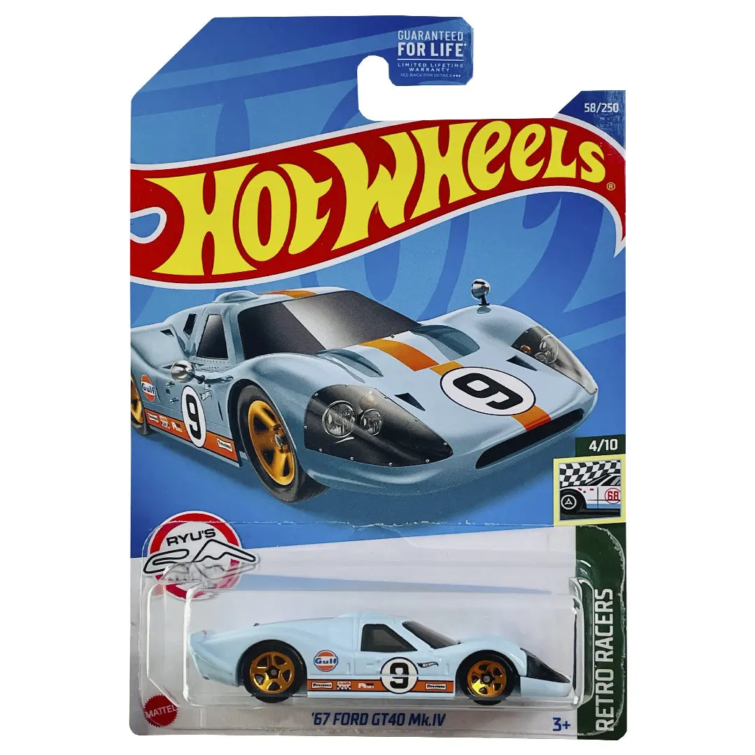 67 Ford GT40 Mk.IV - Retro Racers 4/10 - Hot Wheels