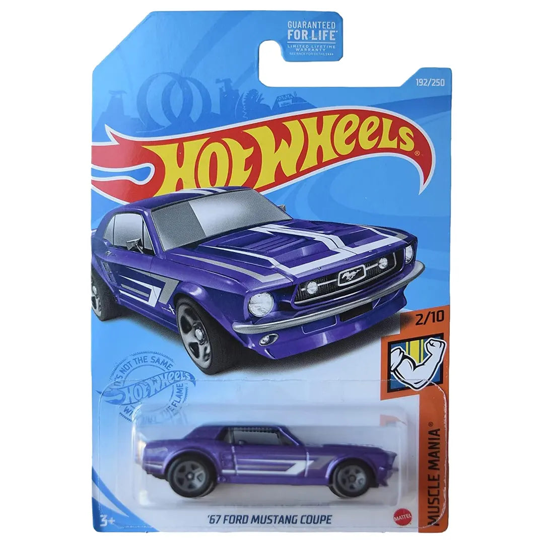 67 Ford Mustang Coupe - Muscle Mania 2/10 - Hot Wheels