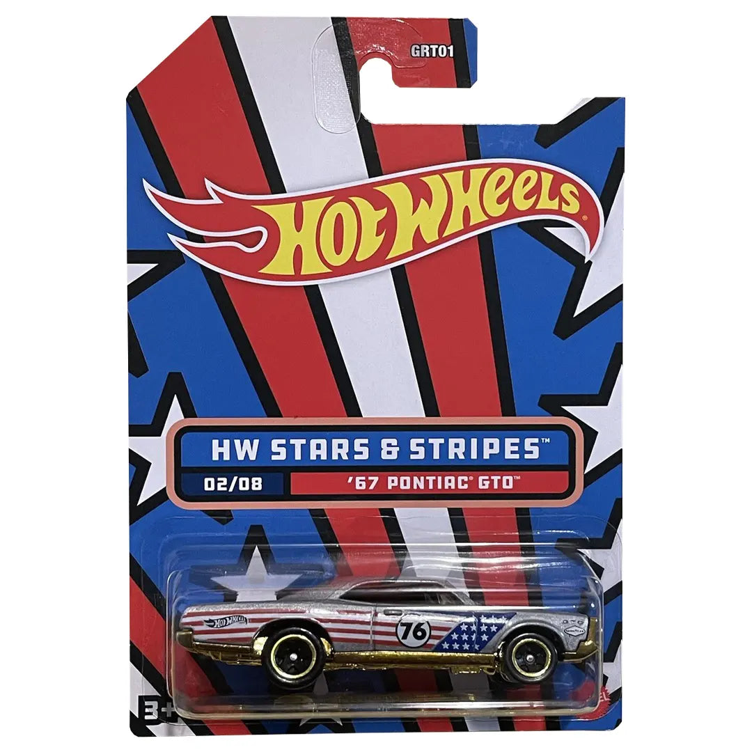 67 Pontiac Gto - Stars & Stripes 2/8 - Hot Wheels