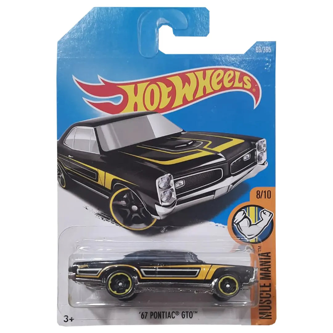 67 Pontiac GTO - Muscle Mania 8/10 - Hot Wheels