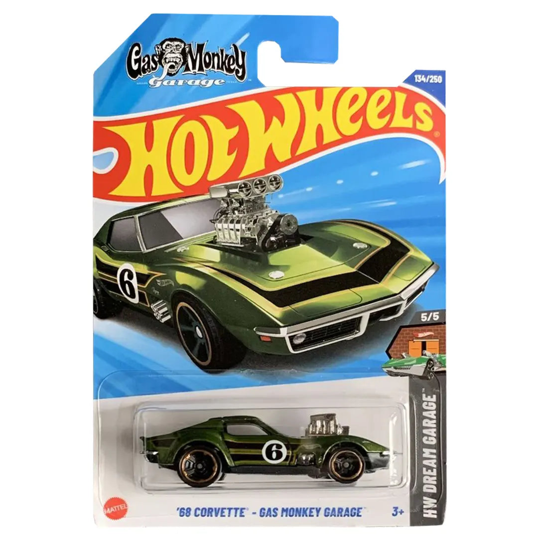 68 Corvette Gas Monkey Garage - Dream Garage 5/5 - Hot Wheels