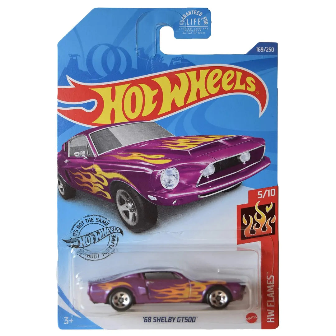68 Shelby Gt500 - Flames 5/10 - Hot Wheels