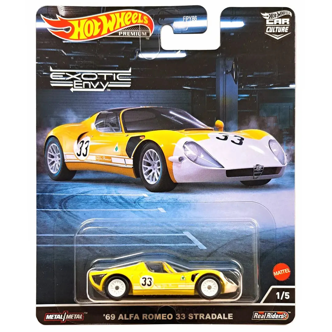 69 Alfa Romeo 33 Stradale - Exotics Envy 1/5 - Hot Wheels